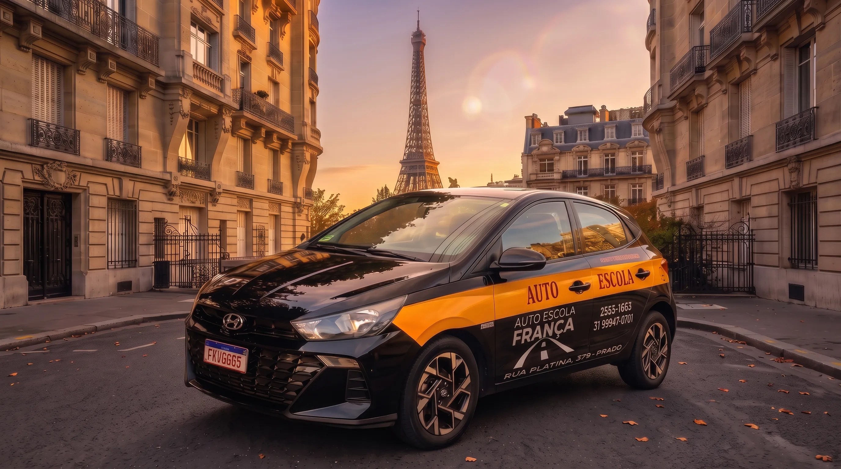 Carro automático da Auto Escola França